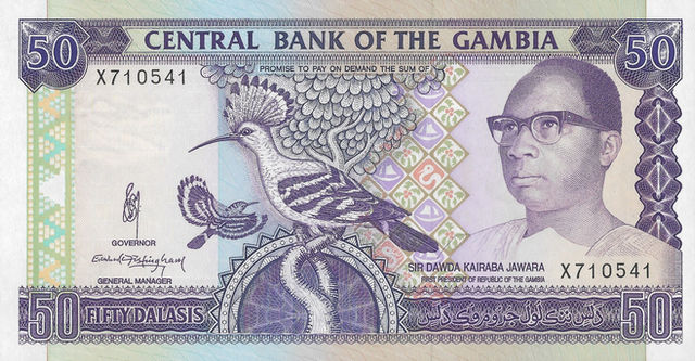 5-10-25-50 Dalasis – 1989-1995 – Gâmbia