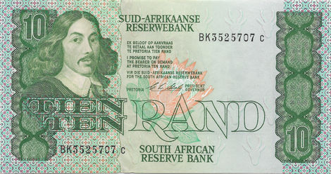 10 Rands – 1990-93 – África do Sul