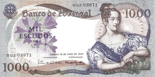 1.000 Escudos – 1967 – Portugal