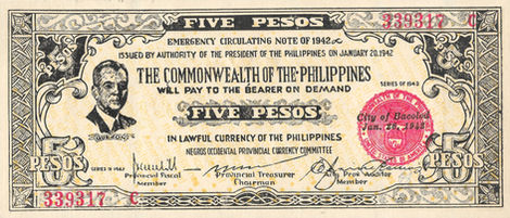5 Pesos – 1942 – Filipinas