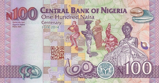 100 Naira – 2014 – Nigéria