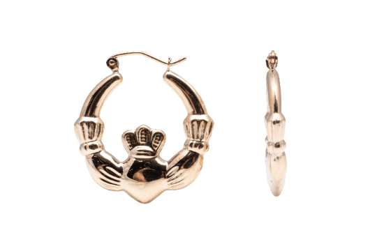 st patrick hoop earing