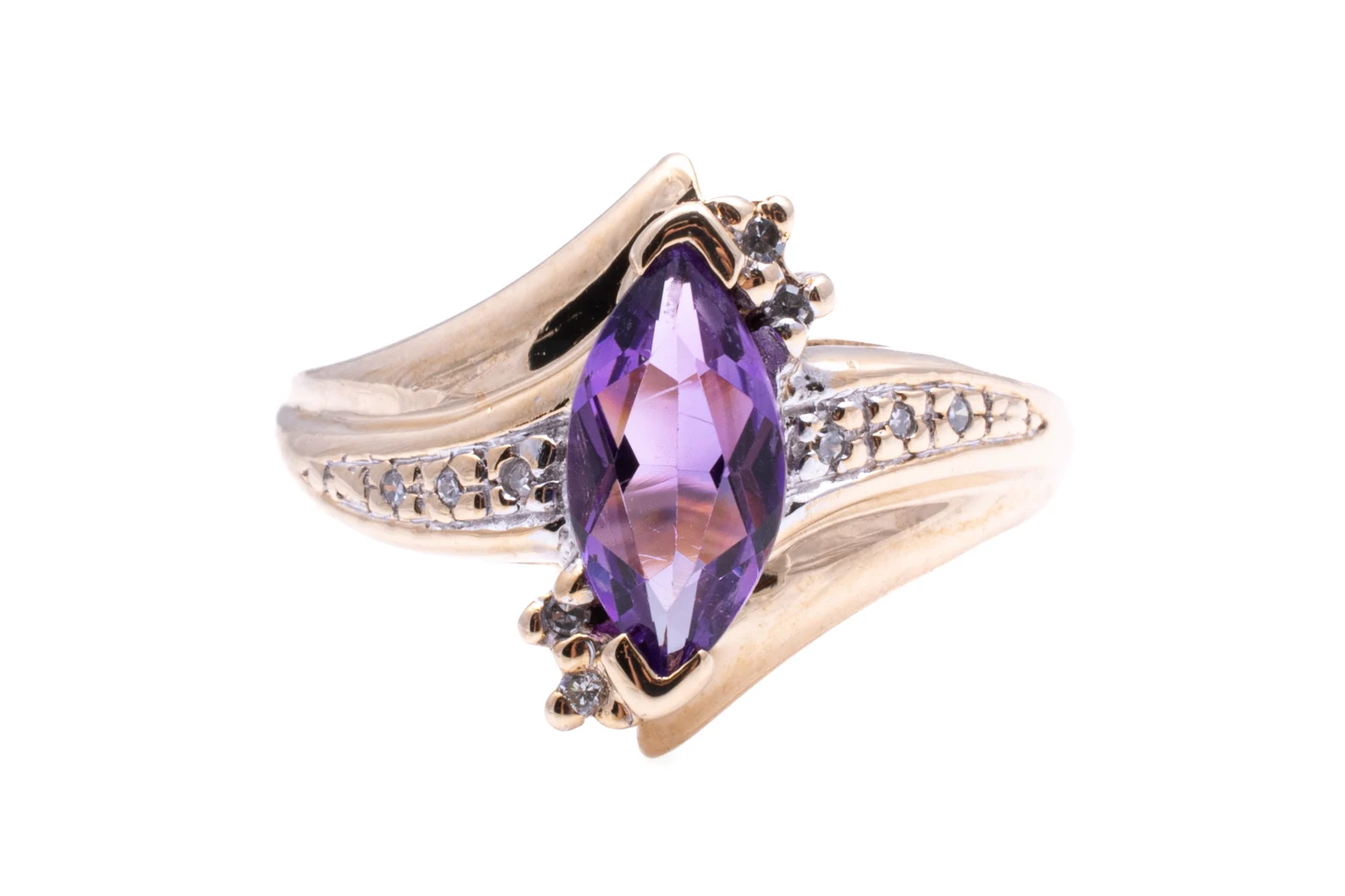 Estate Purple Diamond Ring