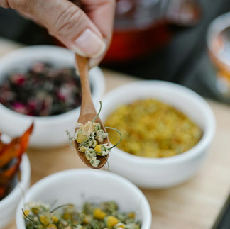 Kurutulmuş papatya çiçekleri.