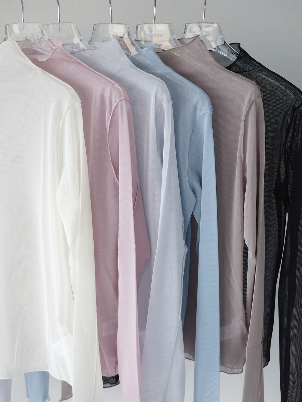サムネイル： 【vaneum】mesh high neck top