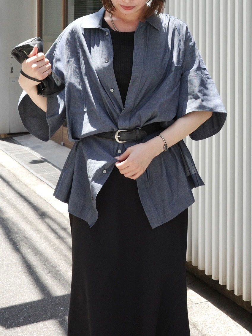 サムネイル： Sheer denim Half sleeve SH