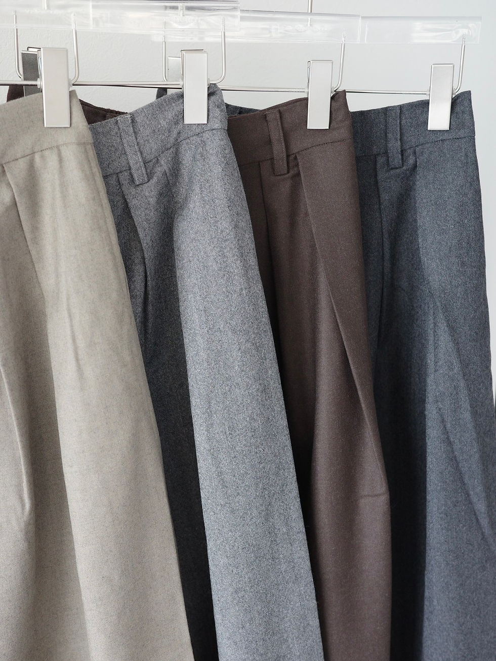 サムネイル： 【SALT PLUS JAPAN】Front tuck Wool Wide pants