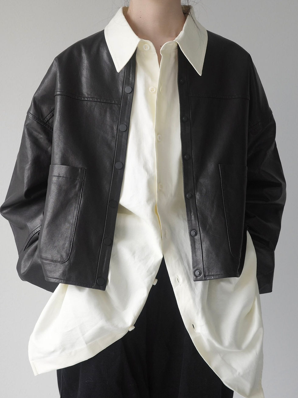 サムネイル： 【vaneum】Lamb  Leather blouson