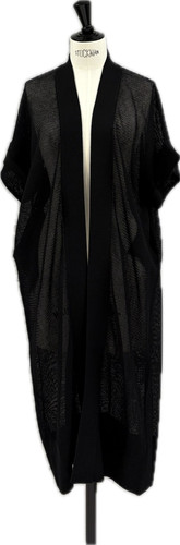 LILLY LYNQUE 2025ss】mesh pattern long cardigan【8508063