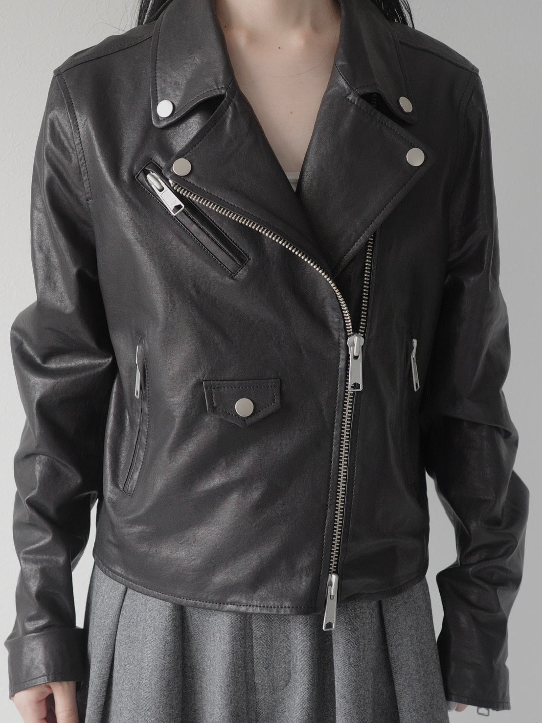 【SALT PLUS JAPAN】Real Sheep Leather Riders Jacket