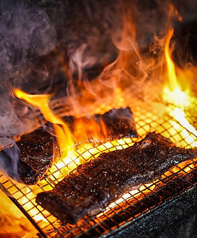 Steak Skirt Makan Sawit 100 Hari memukul panggangan. Sumber tempatan dari Tawau, Sabah. Penuh dengan