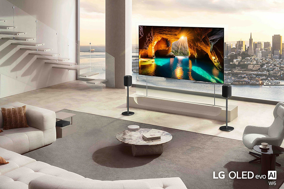 LG OLED evo W6: a Wallpaper TV regressa e sem fios