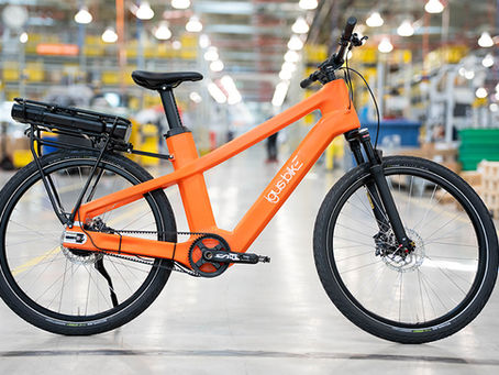 igus lança bicicleta elétrica fabricada com plástico de redes de pesca recicladas