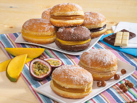 Bolas de Berlim cheias de recheio (ou não!) para se deliciar na praia!