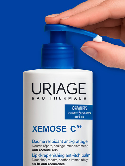 Uriage apresenta o Xemose C8+ Bálsamo Relipidante Antiprurido