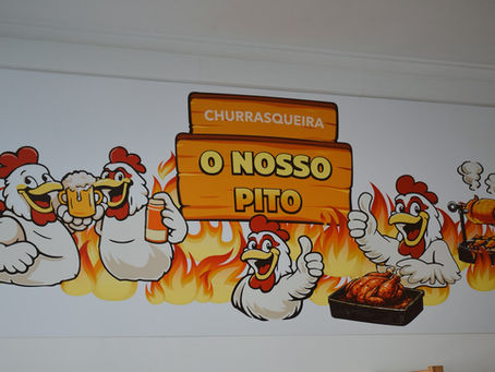 Há frango no churrasco... e depois há O Nosso Pito!