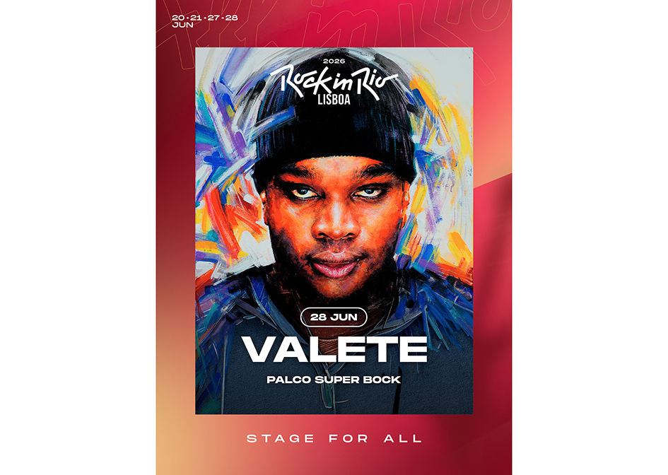 confirmação de Valete no Palco Super Bock no dia 28 de junho
