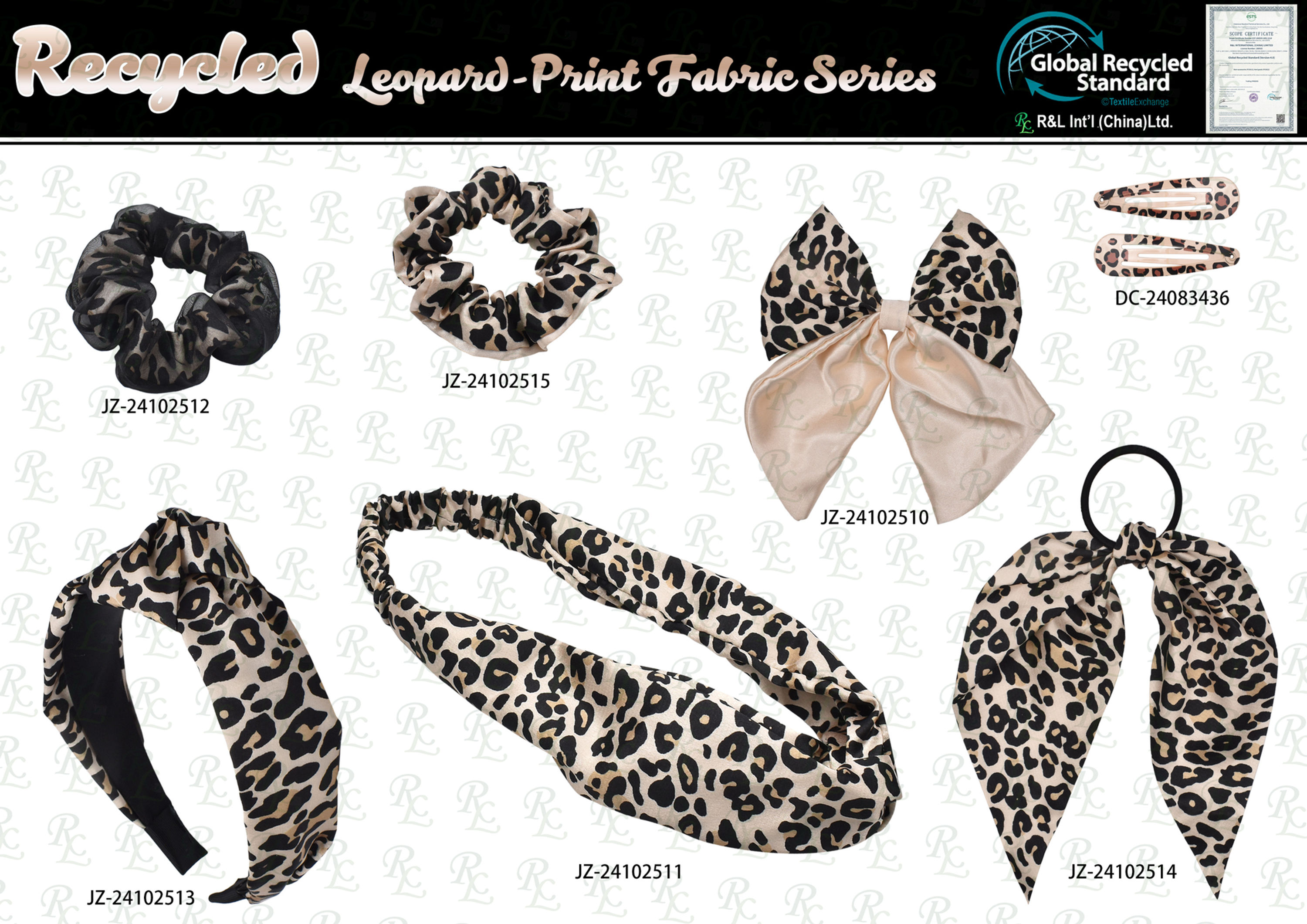 Recycled Leopard-Print Fabric Series