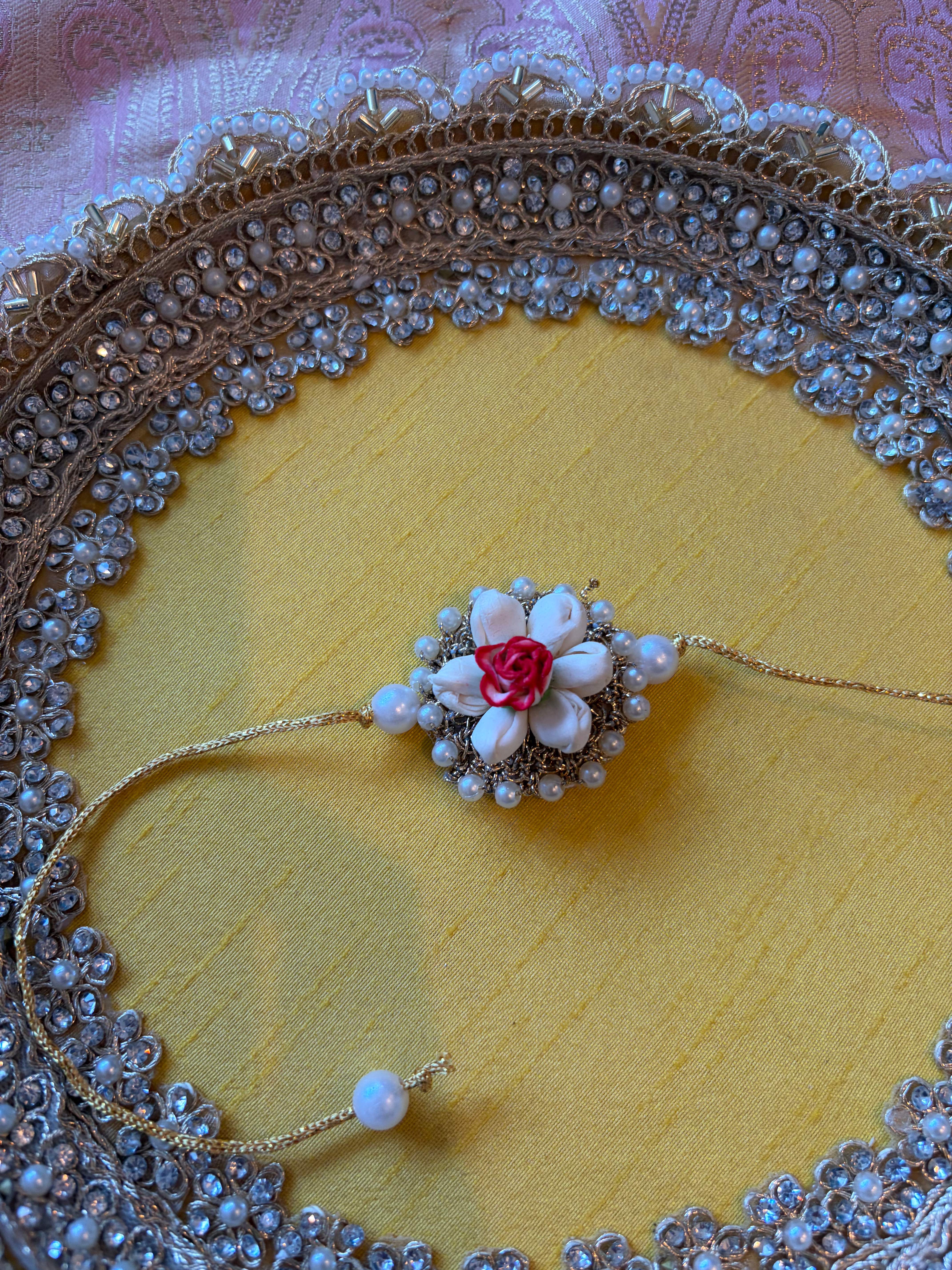 Gul Mogra Floral Rakhi