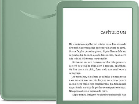 Kindle 16 GB, Nova Geração, Leve e Compacto. Com luz frontal, mais contraste e troca de páginas mais rápidas, com capacidade para milhares de livros e revistas. Bateria com autonomia para até 6 semanas.