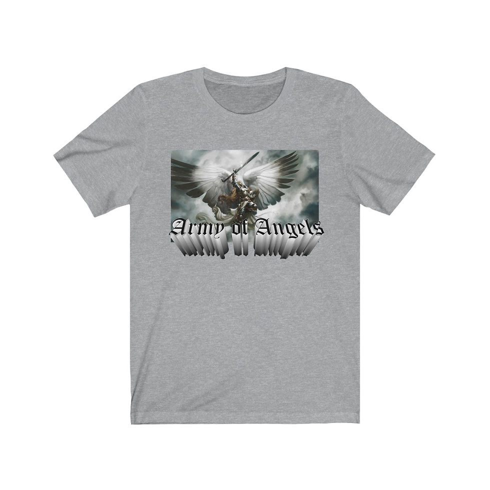 Thumbnail: Army of Angels Unisex Jersey Short Sleeve Tee 11