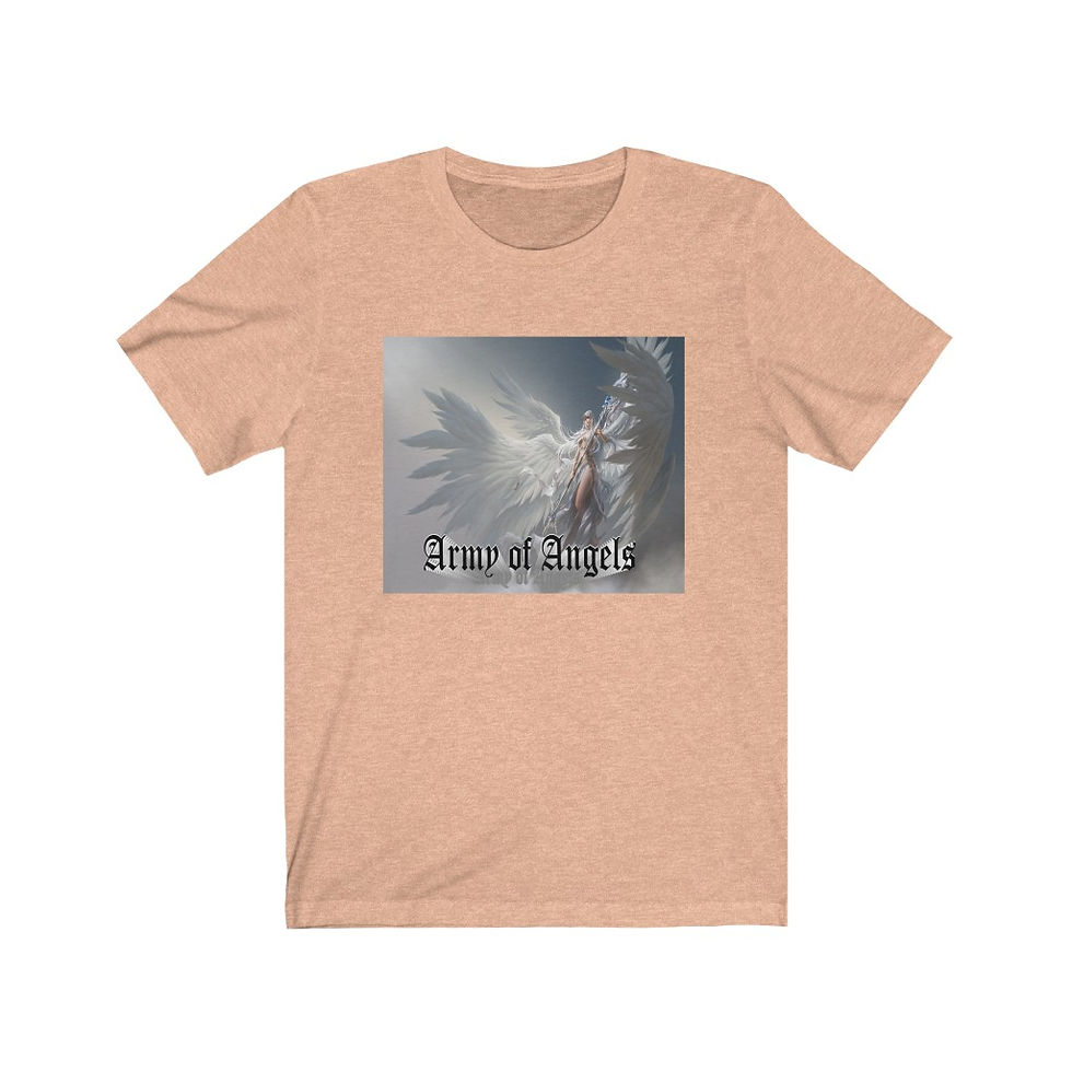 Thumbnail: Army of Angels Unisex Jersey Short Sleeve Tee 5