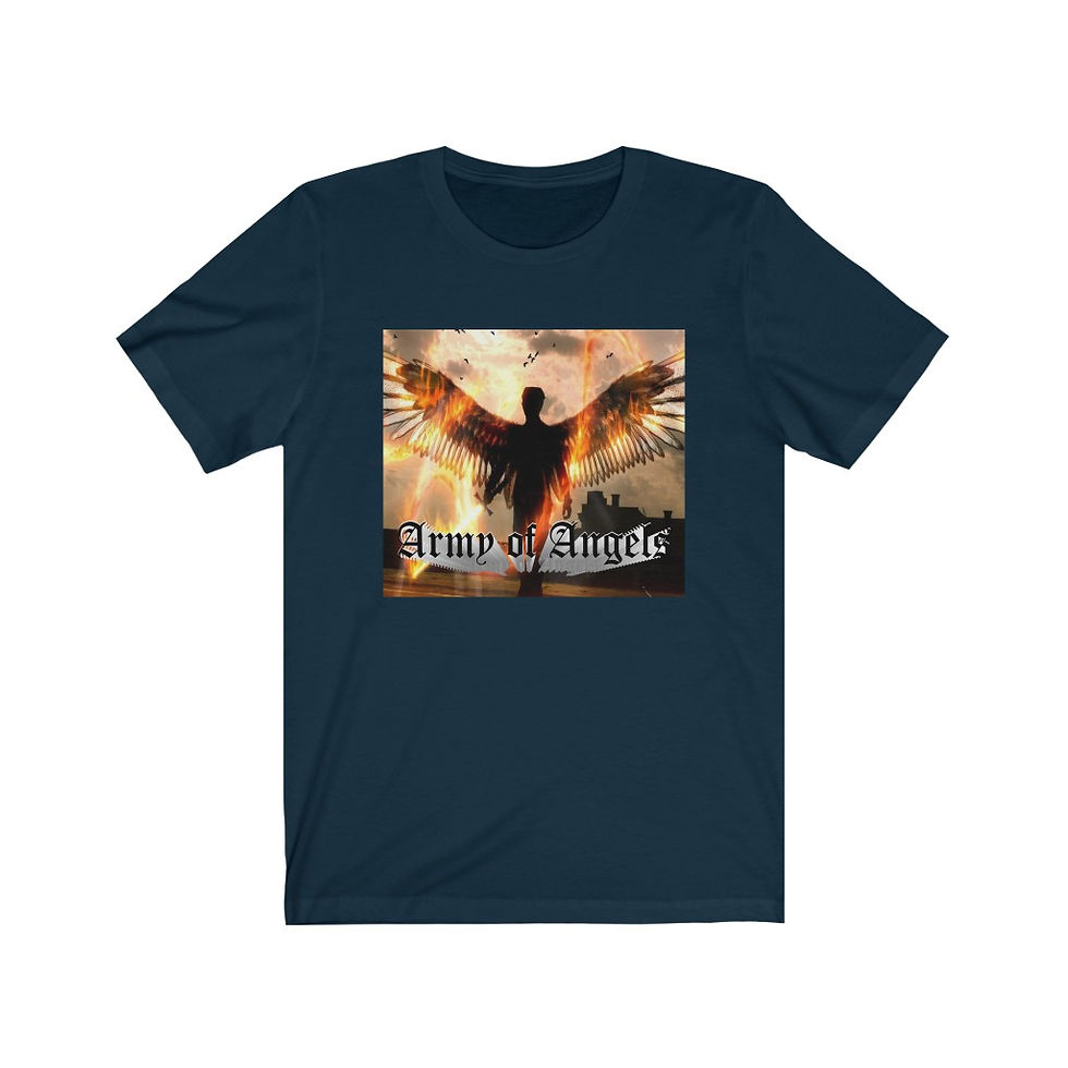 Thumbnail: Army of Angels Unisex Jersey Short Sleeve Tee 9