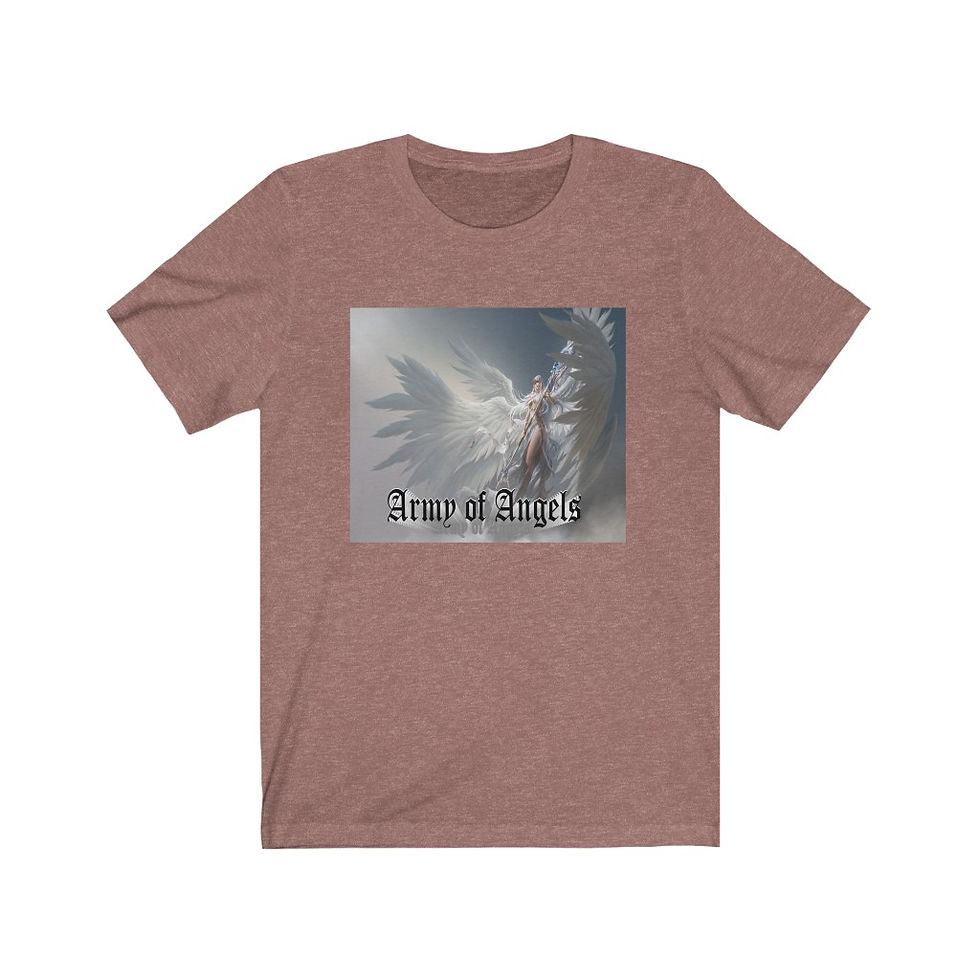Thumbnail: Army of Angels Unisex Jersey Short Sleeve Tee 5