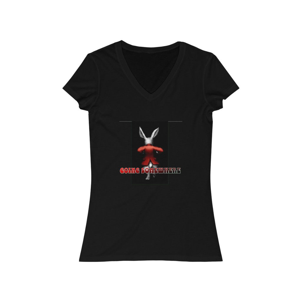Going Somewhere Women's Jersey Short Sleeve V-Neck Tee 2