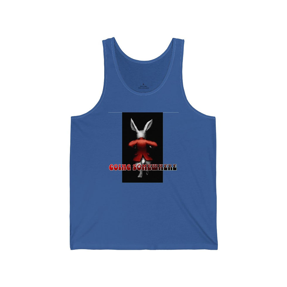 Thumbnail: Going Somewhere Unisex Jersey Tank 2