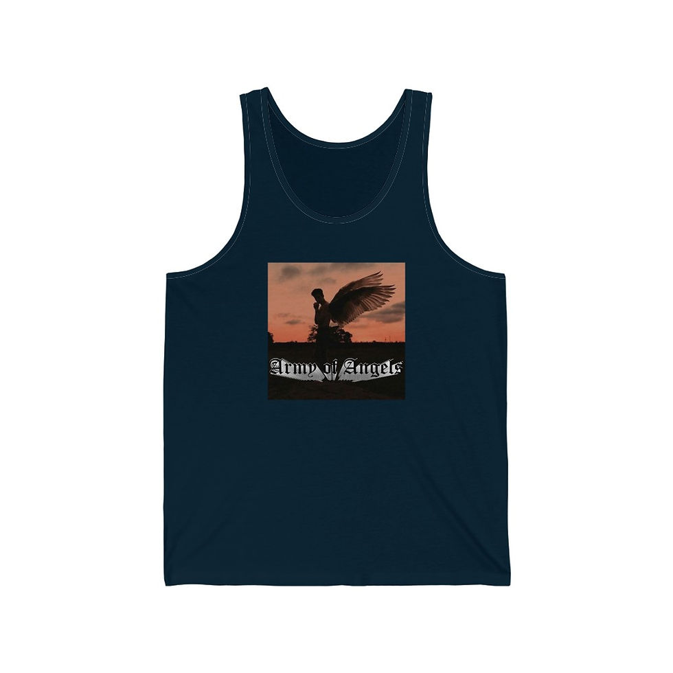 Thumbnail: Army of Angels Unisex Jersey Tank 3