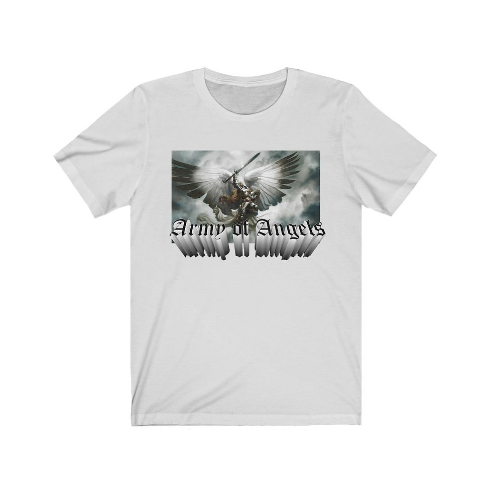 Thumbnail: Army of Angels Unisex Jersey Short Sleeve Tee 11