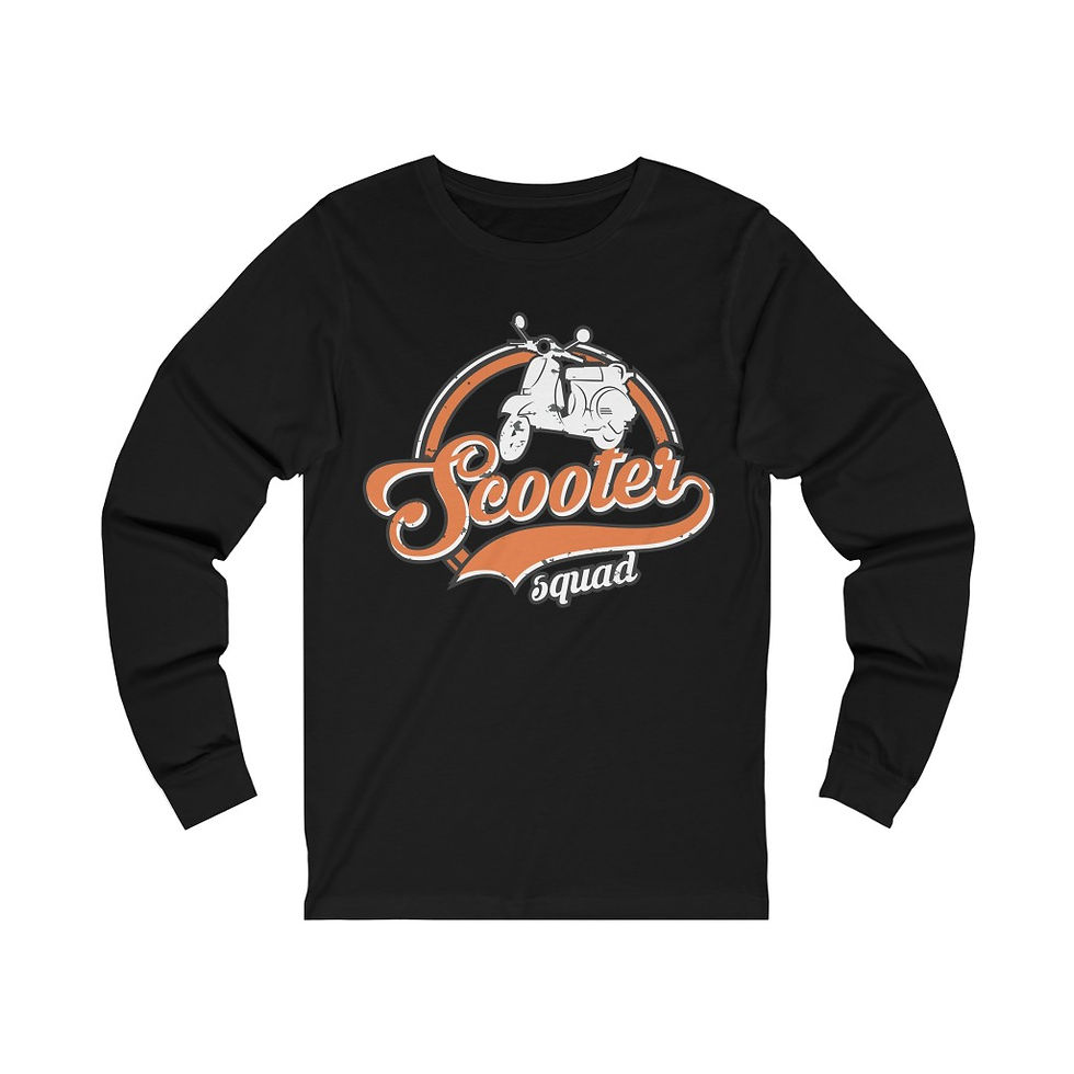 Thumbnail: Scooter Squad Unisex Jersey Long Sleeve Tee