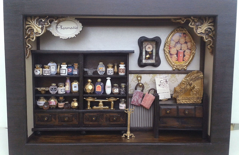 Quadro Miniatura FARMÁCIA VINTAGE / BOTICÁRIO