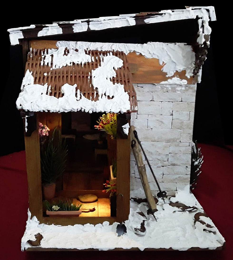 Miniatura: Roombox rústico CHALÉ de ESQUI.