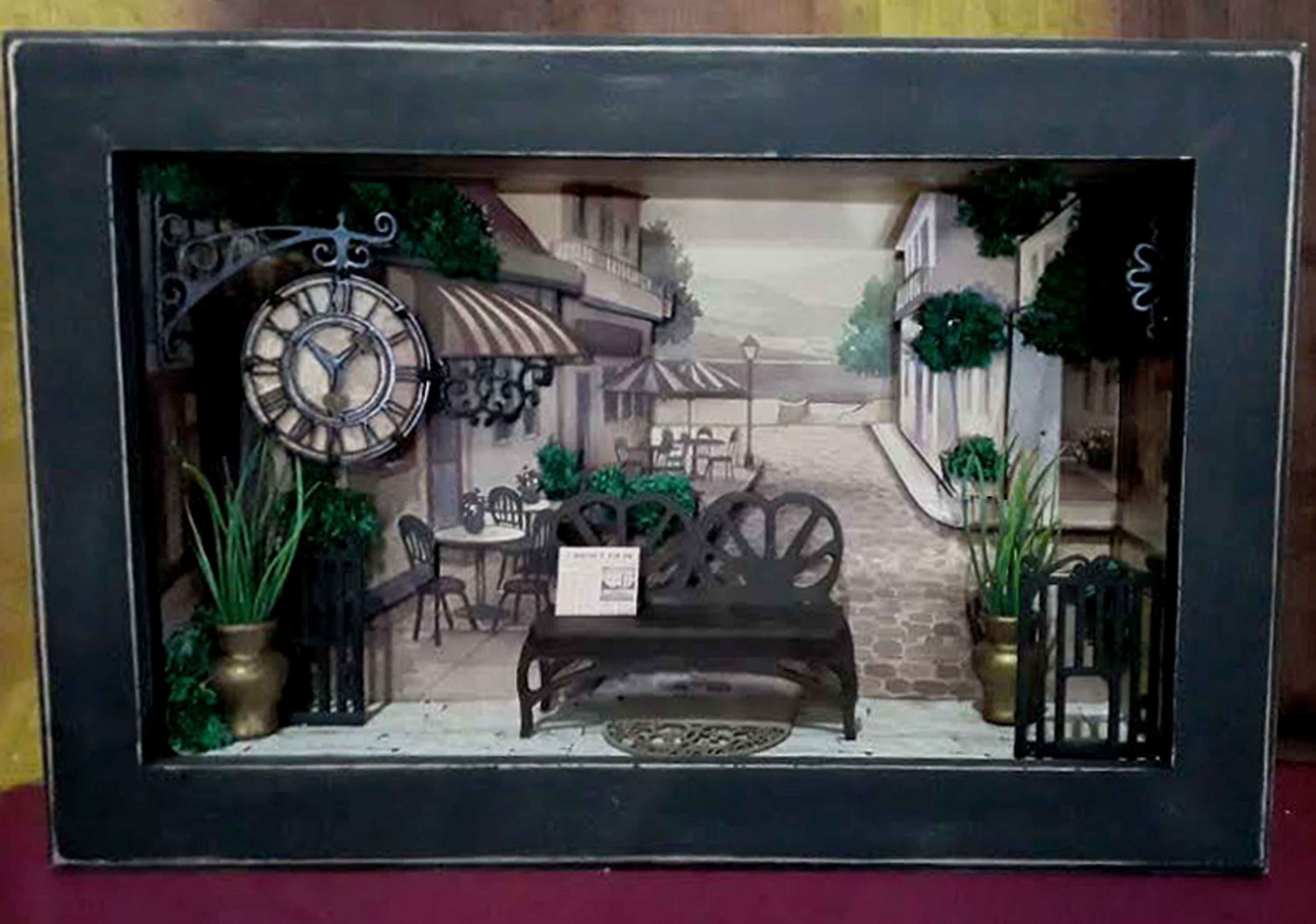 Quadro Miniatura rústico VILA VINTAGE