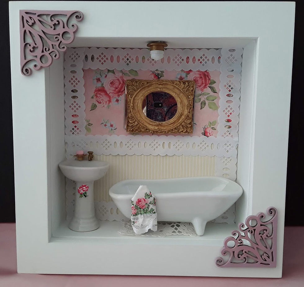 Miniatura: Quadro BANHEIRO MENOR CLÁSSICO 2