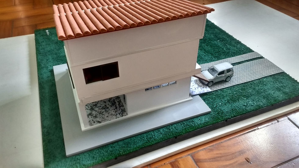 Miniatura: Maquete CASA SUSTENTÁVEL