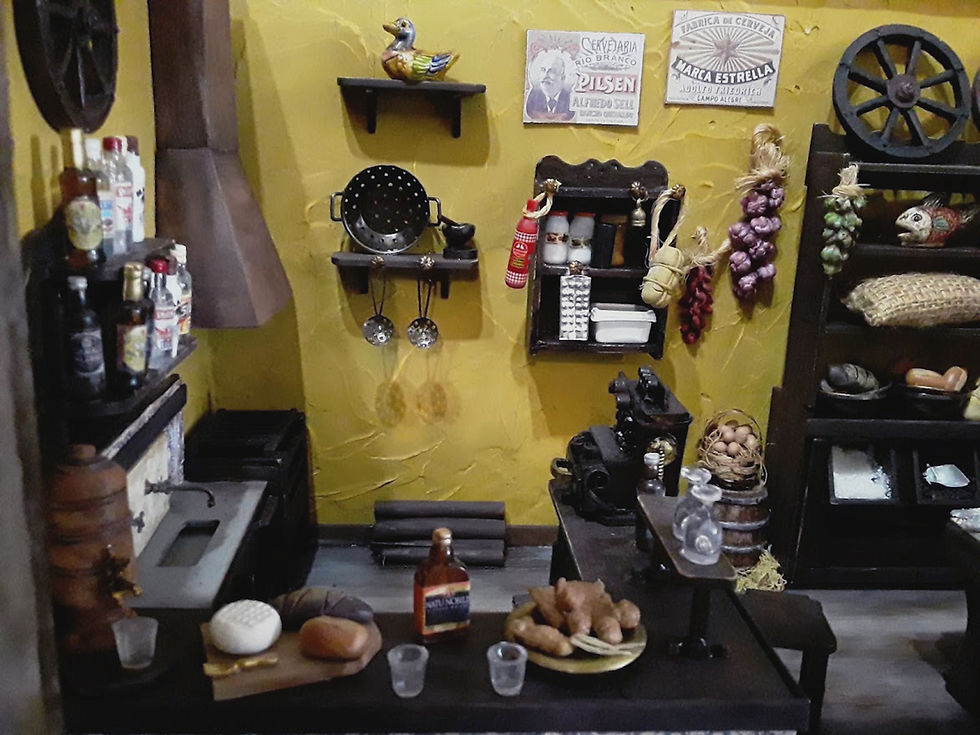 Miniatura: Diorama BAR-MERCEARIA VINTAGE