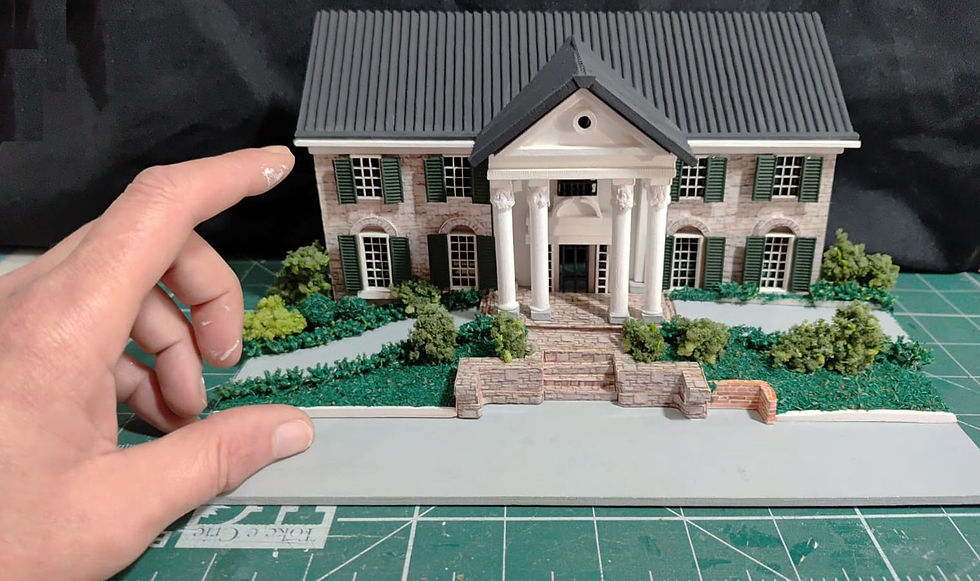 Miniatura: Maquete CASA ELVIS PRESTLEY - GRACELAND