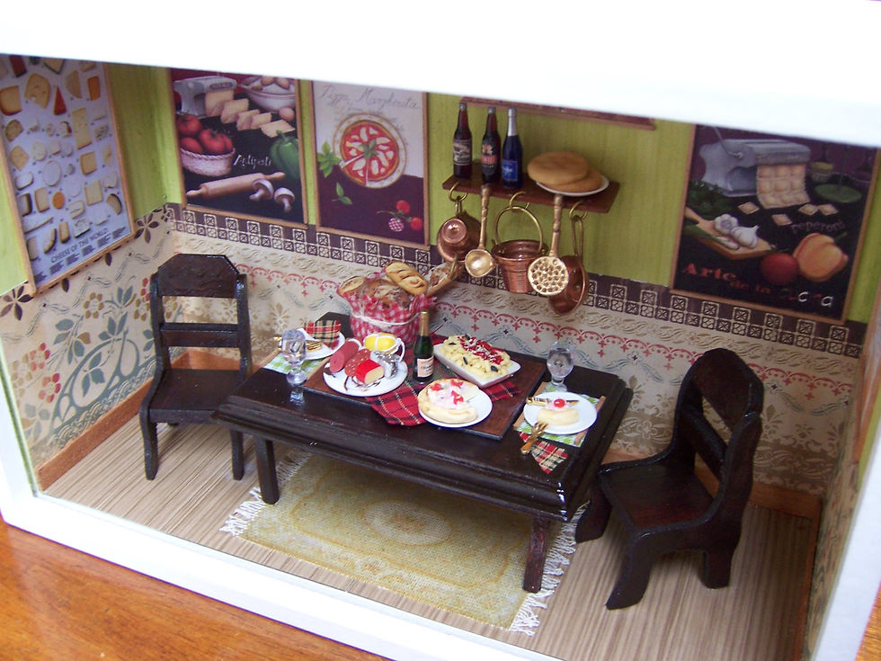 Miniatura: Roombox Miniatura CANTINA ITALIANA 1