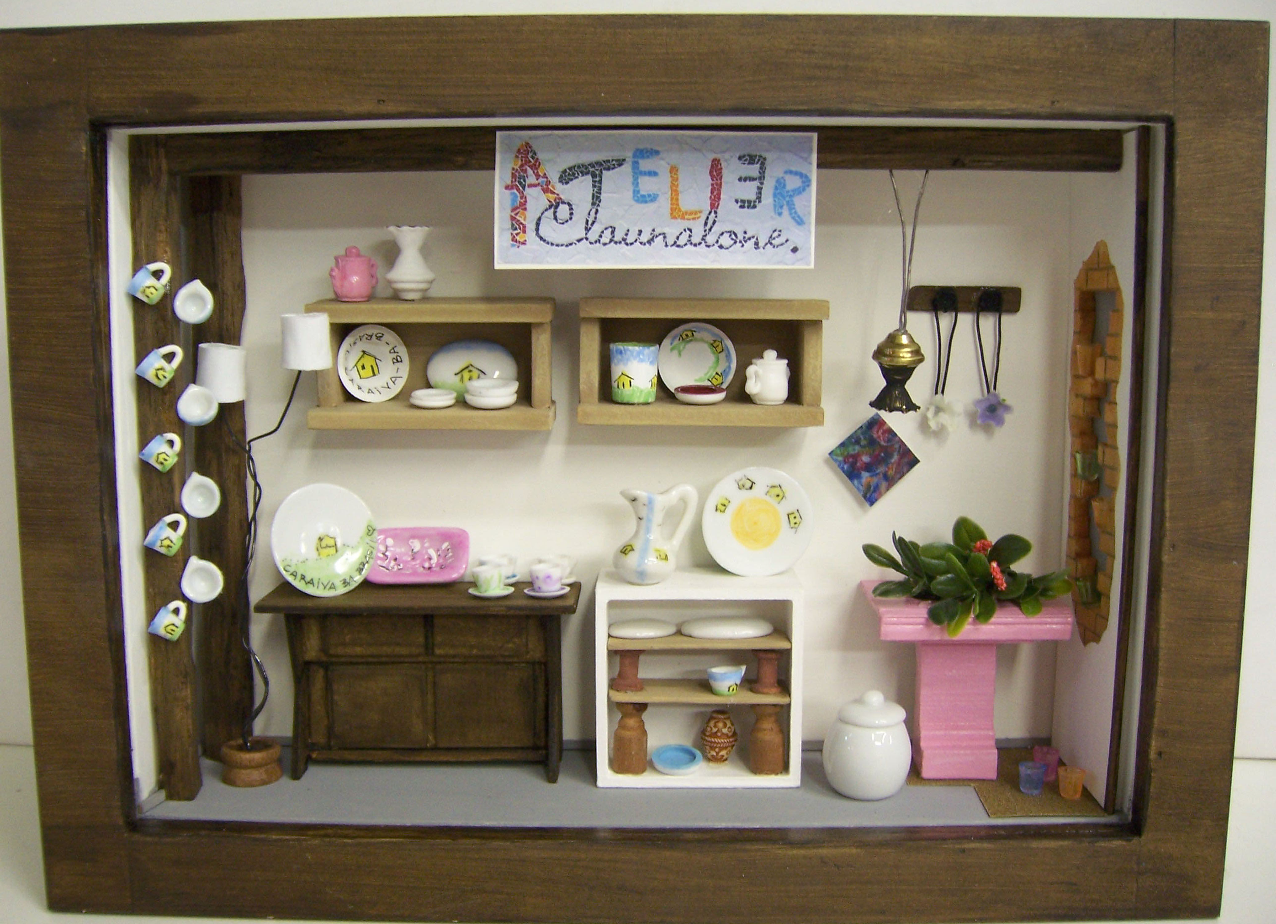 Quadro Miniatura ATELIER CERÂMICA