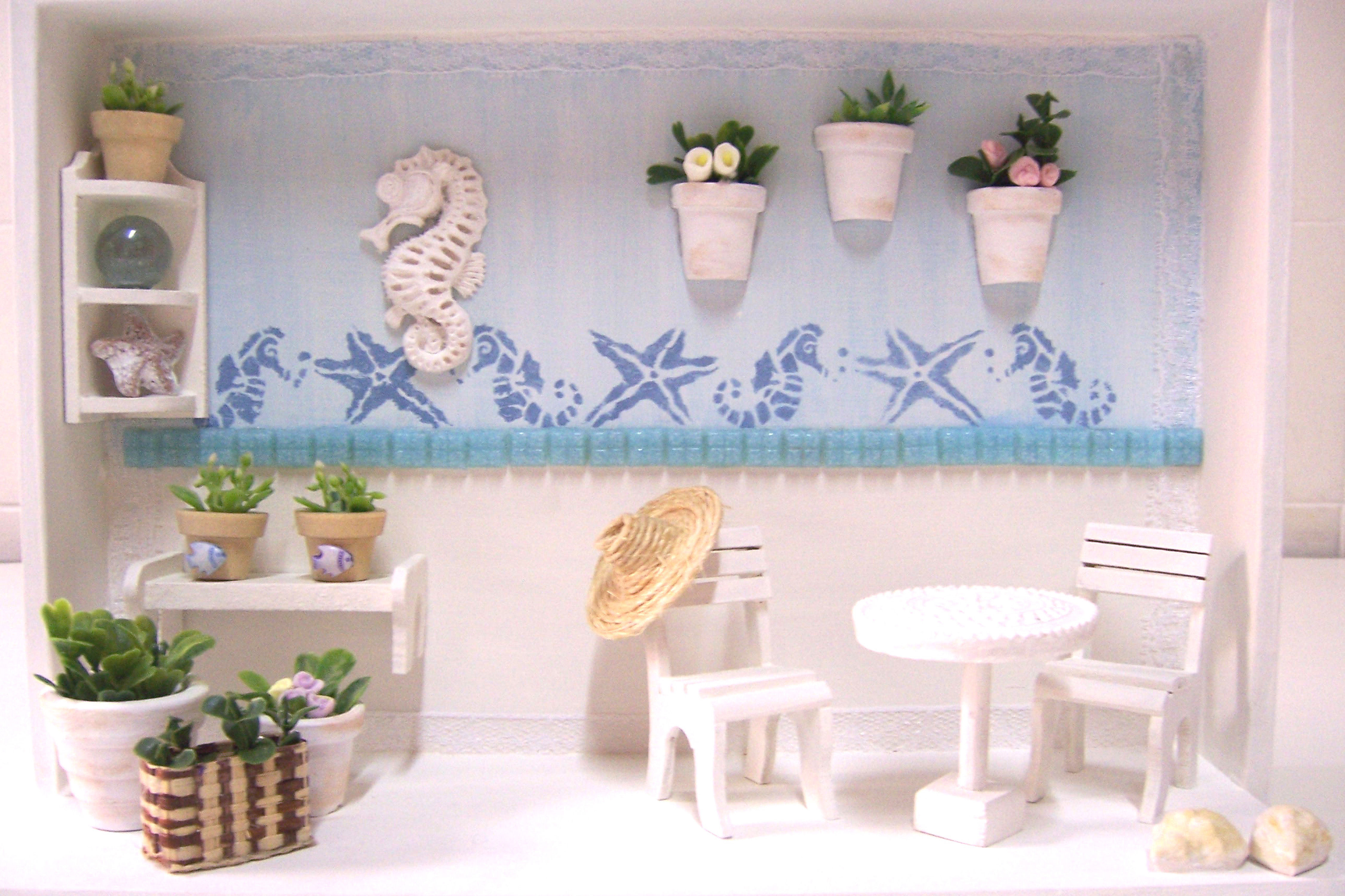 Quadro Miniatura JARDIM PRAIA 2