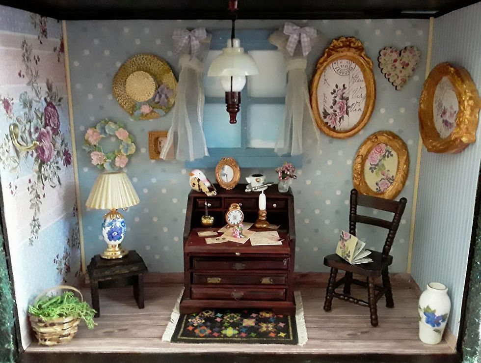 Miniatura: Roombox Cenário SALA LEITURA ANTIGA