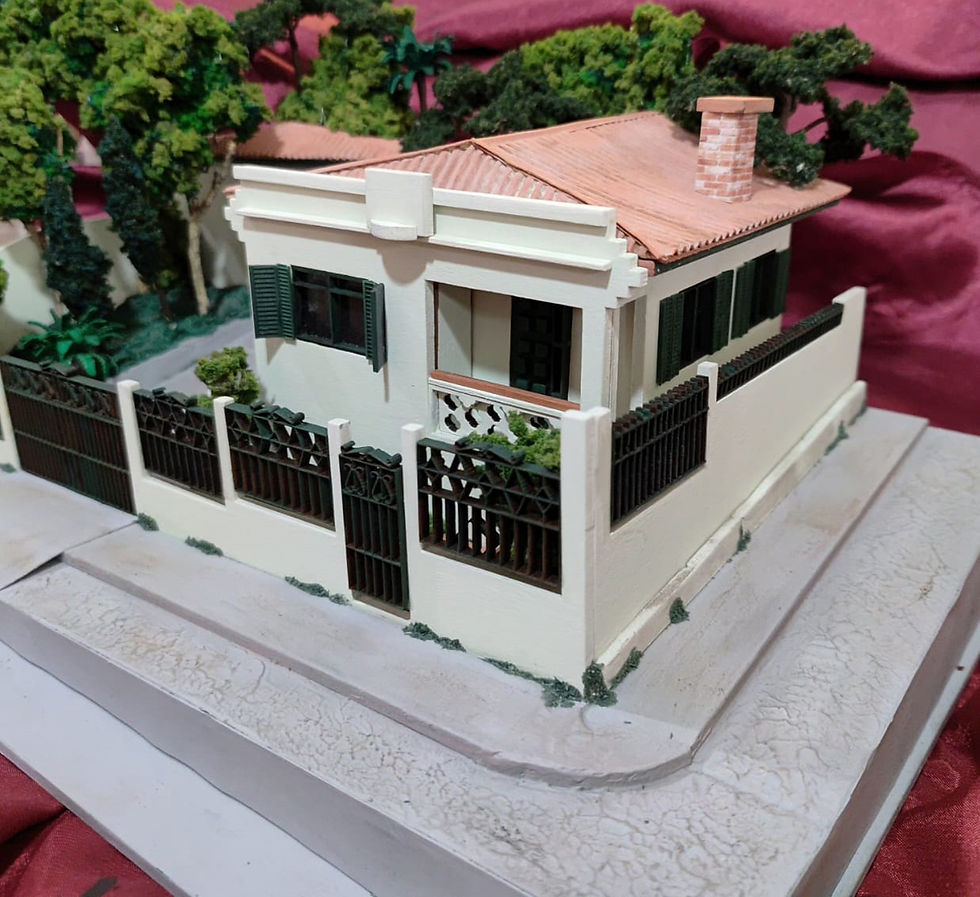 Miniatura: Maquete "CASA DA MINHA INFÂNCIA" - MEMÓRIAS AFETIVAS