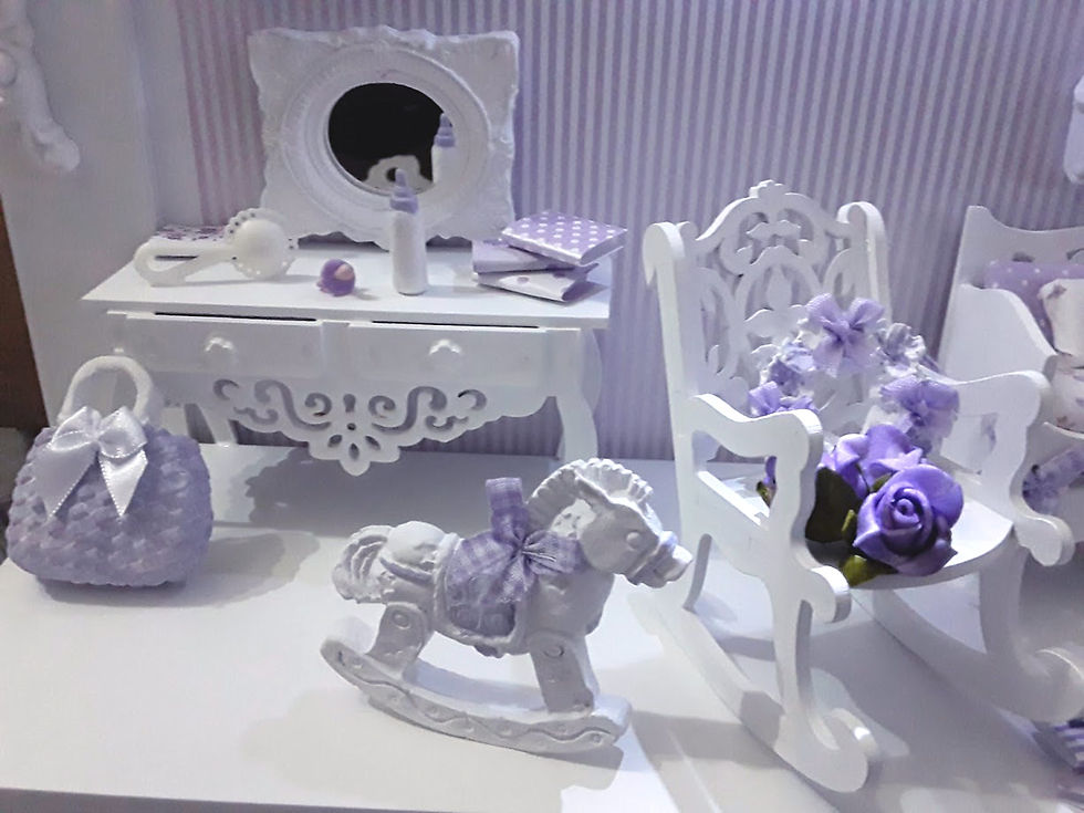 Miniatura: Porta Maternidade MENINA QUARTO 2