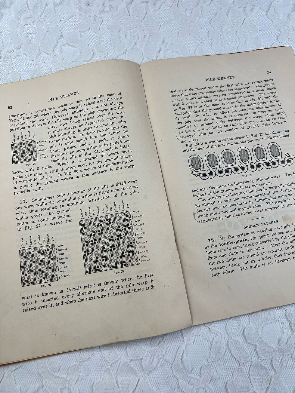 Thumbnail: 1940’s Home Study Textile Workbooks