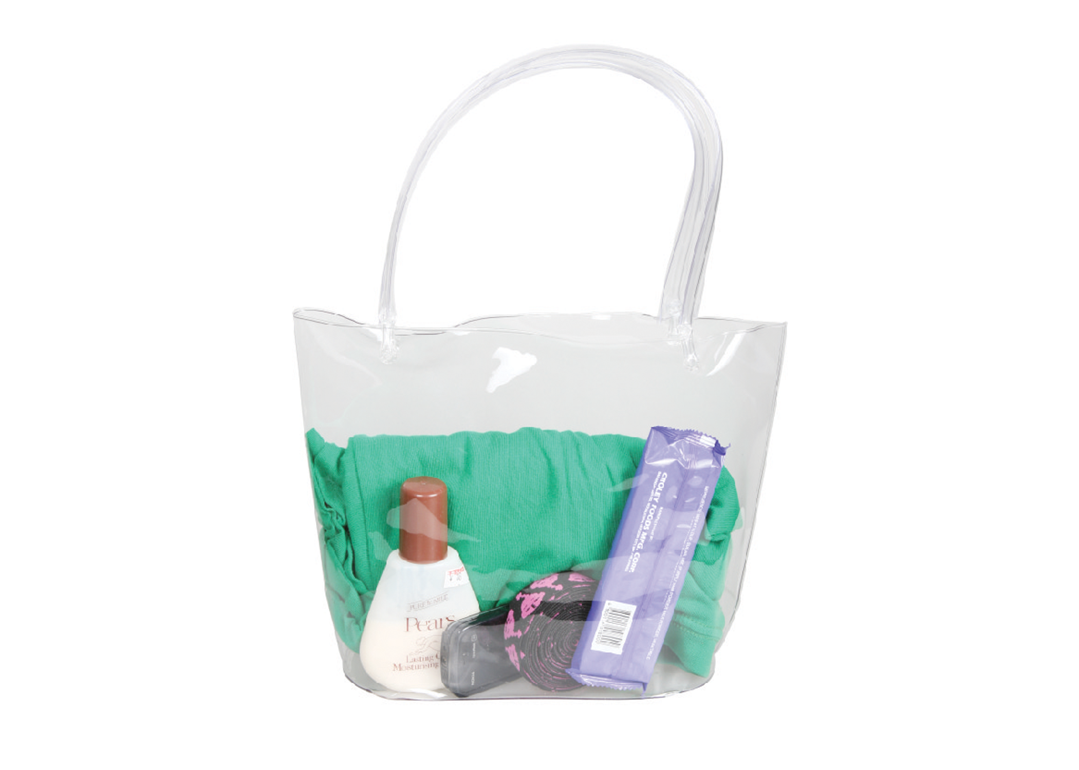 AB-388 Clear PVC Tote Bag