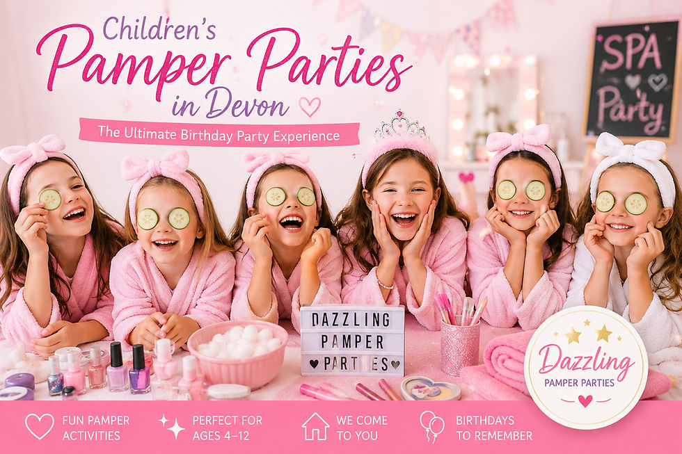 Children’s Pamper Parties in Devon: The Ultimate Birthday Party Experience