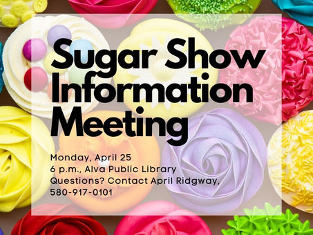 Sugar Show Info Meeting April 25 in Alva